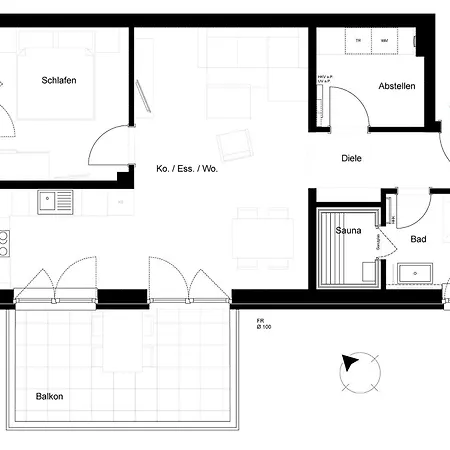 Seebrise Mit Sauna Und Balkon شقة