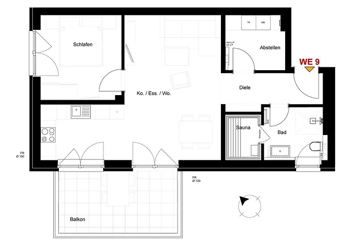 Seebrise Mit Sauna Und Balkon דירה